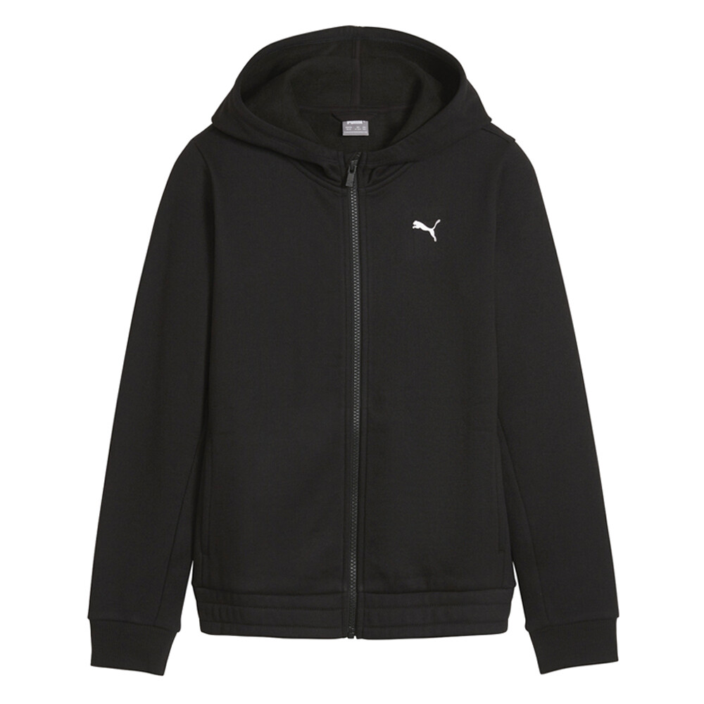 Любимая одежда Puma Train Толстовка с капюшоном на молнии для мальчиков, черная повседневная верхняя одежда 68099201