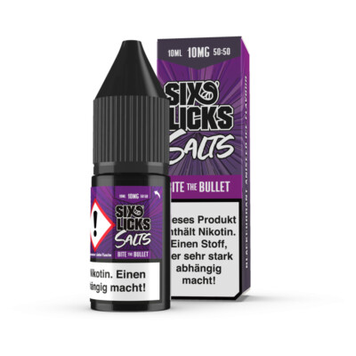 Bite the Bullet 10ml NicSalt by Six Licks