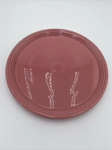Vintage Pink Fiestaware 15” Chop Plate Fiesta HLC Homer Laughlin USA Tray