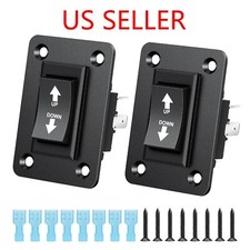 30A DPDT Momentary Reverse Switch Up Down Polarity Reversing Switch for Trailer