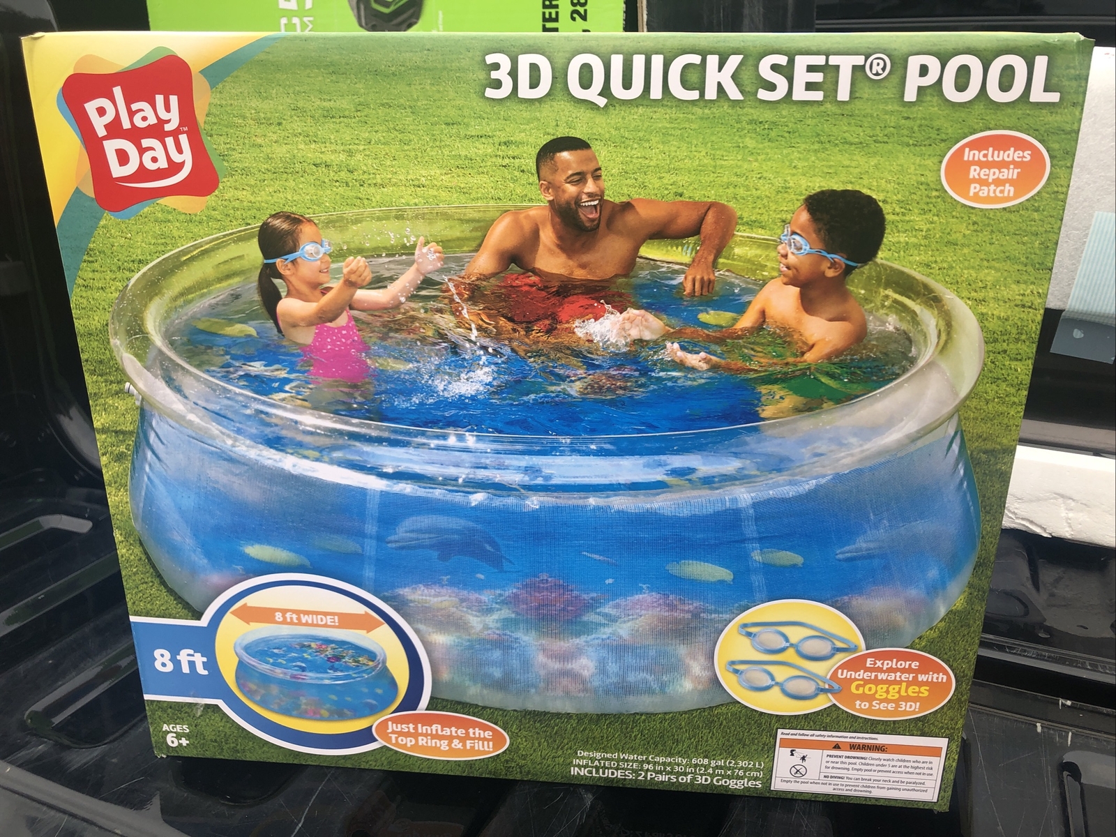 3d inflatable pool