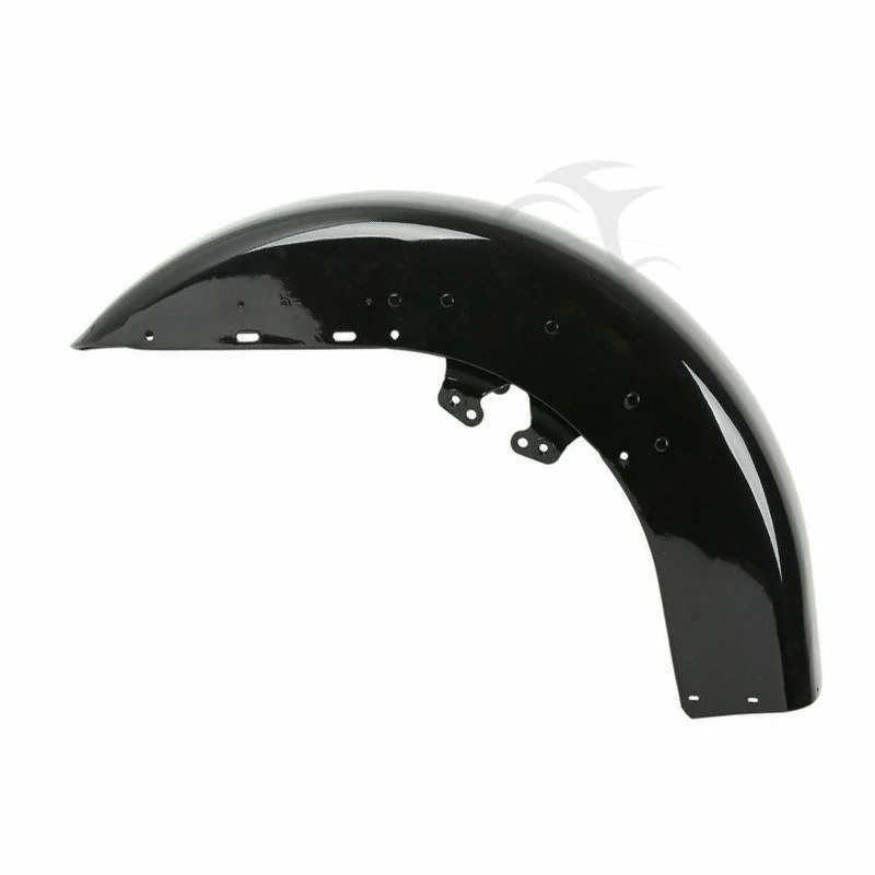 Vivid Black Front Fender Fit For Harley Tri Electra Glide Ultra Limited 14-2023 - Image 2 of 4