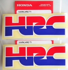 2 X Honda - Hrc Honda Racing Corporation Decal Sticker Badge - L 85mm X H 30mm 2 X Honda - Hrc Honda Racing Corporation Decal Sticker Badge - L 85mm X H 30mm