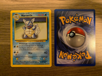 wartortle pokemon card first edition Schillok (Wartortle) German Base Set 1st Edition Pokemon Card 42/102 LP