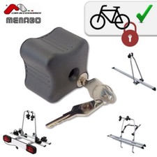 Diebstahlsicherung f&uuml;r Fahrradtr&auml;ger M8 von MENABO - Abschlie&szlig;bare Knebelmutter