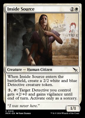 MTG Murders at Karlov Manor C Inside Source #0019 PLAYSET 4x x4
