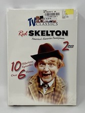 RED SKELTON 10 EPISODES OVER 6 HOURS B&W TV CLASSICS 2-DISC DVD BOX SET (Sealed)