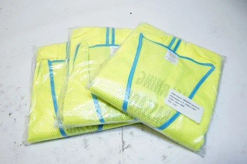 Lot of 3 Ambassador Leadership Vest 4700117001 L/XL Blue/Yellow 300C Ships FREE - product listing photo