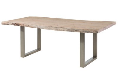 Baumkantentisch Akazie 190x110x78 Natural Stone lackiert FREEFORM #128