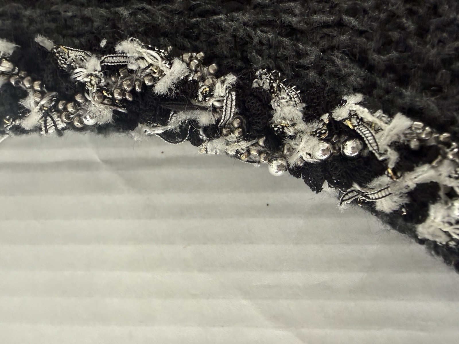 Zara Women’s Chic Black Knit Sequin Dress with Fringe Trim 8146/108 Size S NWT thumbnail 11