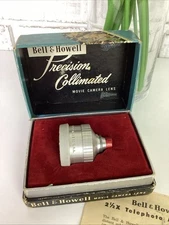Vintage Bell & Howell  2 1/2X  Telephoto Attachment Movie Camera Lens in Box