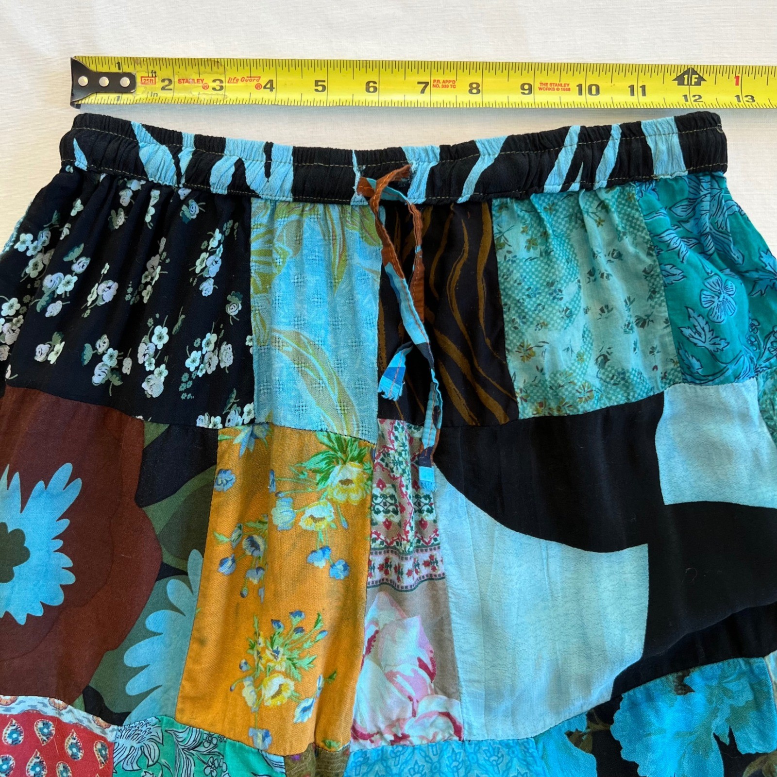 Bohemian Patchwork Multi-Color Whimsical Boho Art… - image 4