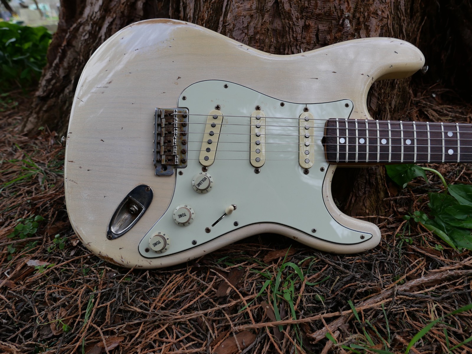1965 Hendrix Replica Vintage Strat Blonde Relic Custom Build -Fender AY Pickups