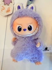 Authentic Light PURPLE Mini Labubu Pin For Love Plush Pendant - ?- Pop Mart