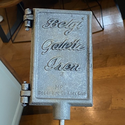 Belgi Galette French COOKIE Waffelpresse Gusseisen Arma KS Pizzelle KRUMKOKIE - Bild 1 von 24