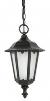 Rustikale Pendelleuchte AußEn Schwarz Aluminium Glas Blendarm IP43 AußEnlampe