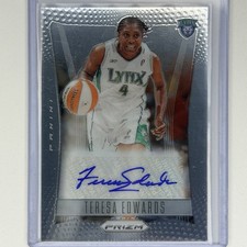 Teresa Edwards HOF 2024 WNBA Panini Prizm Certified Autograph Auto Card TB-TE