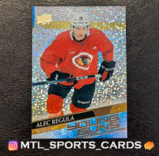 2020-21 Upper Deck #478 Alec Regula Young Guns Speckled Rainbow Foil Rookie