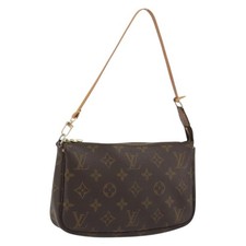 LOUIS VUITTON Monogram Pochette Accessoires Pouch M51980 LV Auth 194598