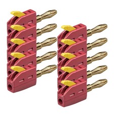 10Pcs 4mm Banana Connectors, Quick Banana Con...