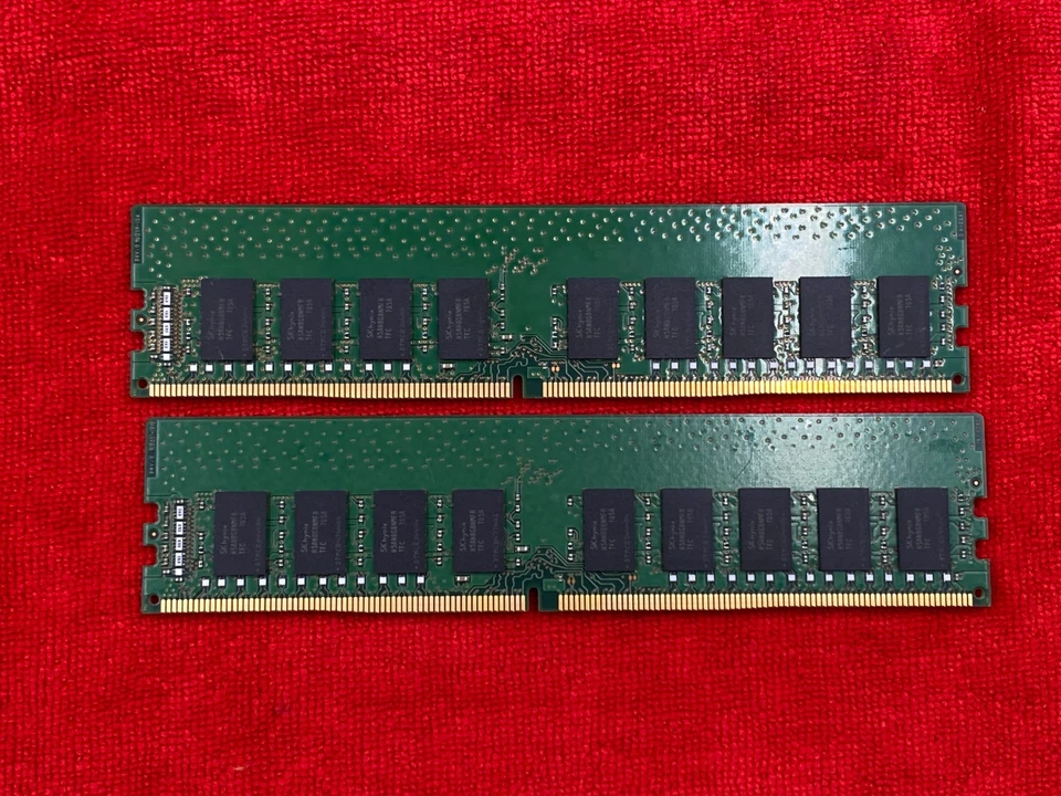 2 x 16GB DDR4 2133MHz ECC UDIMM MEMÓRIA DE SERVIDOR 2Rx8 HYNIX HMA82GU7MFR8N-TF (32GB) - Imagem 3 de 3
