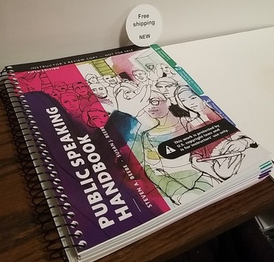 Public Speaking Handbook 5th Edition Spiral bound Beebe, Steven, Susan NEW Instr