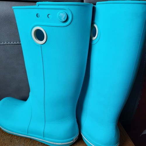 Crocs Jaunt Tall Boots women's Size 5 - Picture 4 of 11