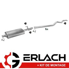 Echappement silencieux pour Vw LT 28-35 28-46 II 2.5 SDI TDI 9765