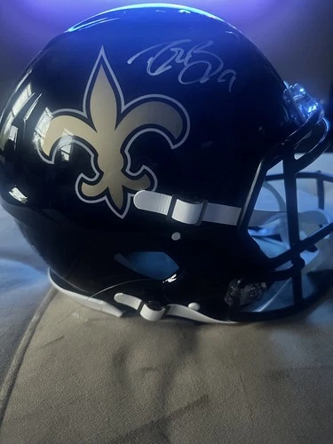 Drew Brees Signed New Orleans Saints Speed Alternate NFL Helmet