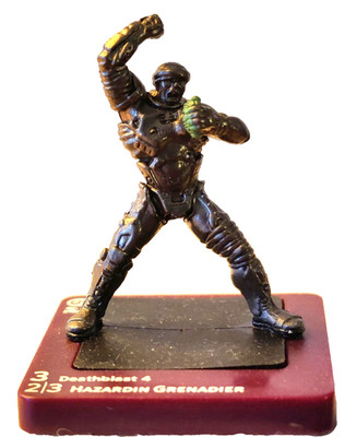 dreamblade figuren Hazardin Grenadier 5 3 2/3  von 2007  Wizards (114)