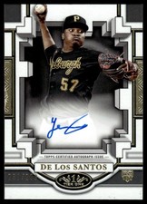 2023 Topps Tier One Break Out Autographs Yerry De Los Santos Auto Pittsburgh