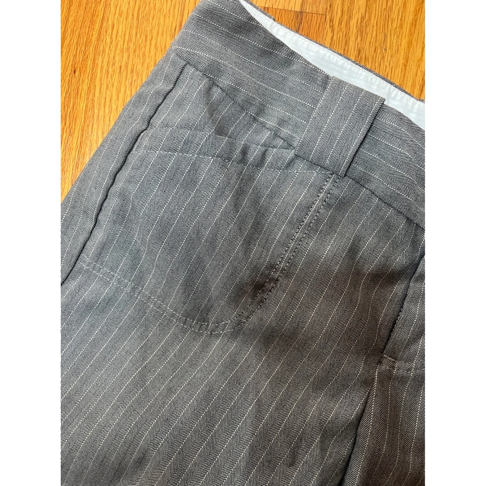 Pantalones de vestir acampanados grises elásticos Gap de colección talla 10R forrados en mezcla de lana Foto 2 de 4