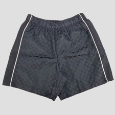 DSG Boys Medium Woven Soccer Shorts Black Elastic Waist Loose Fit Drawstring New