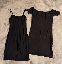 Pretty Little Thing Ladies Little Black Dress x 2. Size 8.