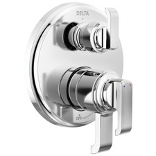 Delta T27889-PR Tetra Diverter Trim Lumicoat Chrome 3-Setting Shower Faucet
