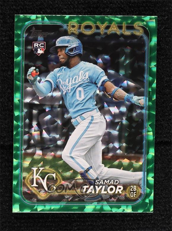 2024 Topps Series 1 Green Crackle Foil 346/499 Samad Taylor #32 Rookie RC 08z4
