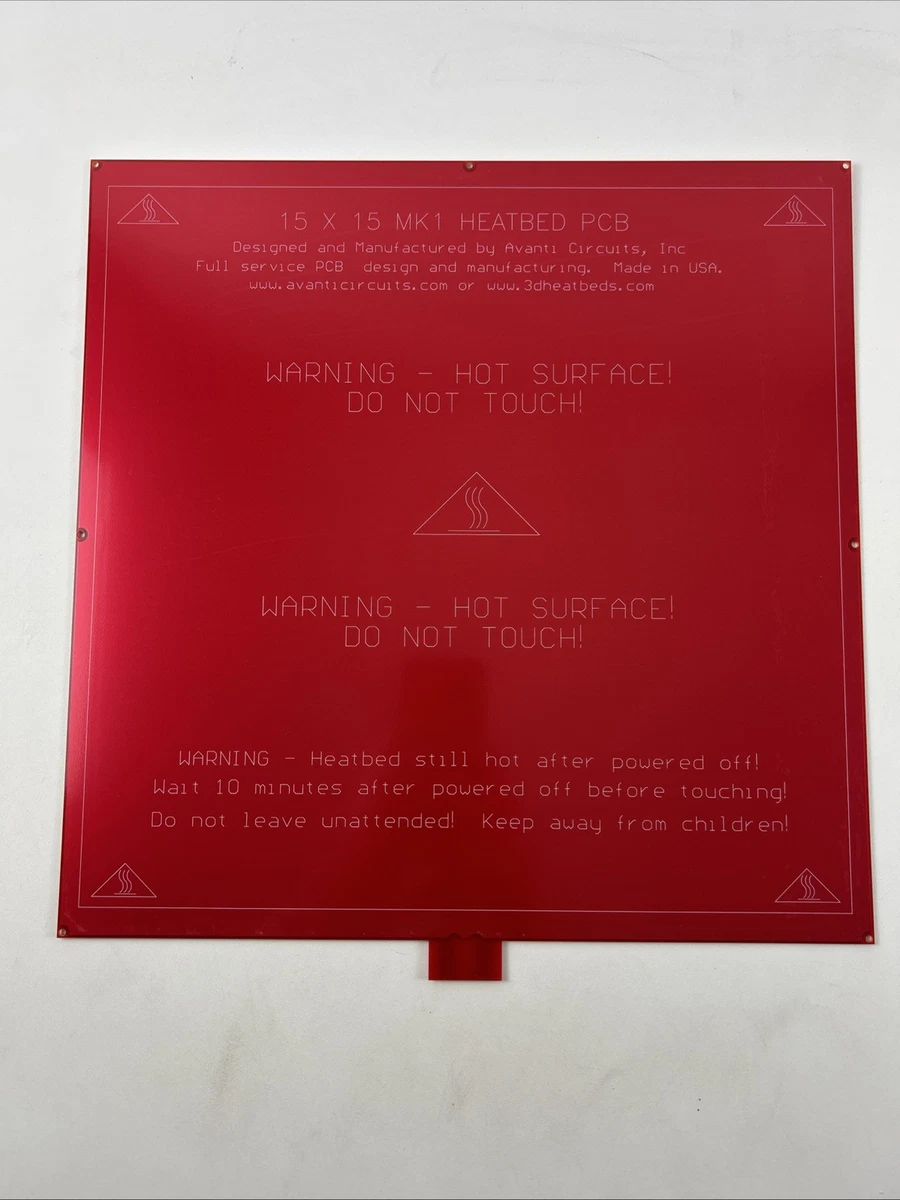 Améliorer le plateau chauffant de l'imprimante 3D Prusa I3 M-505 - Chez Cyril