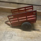 Vintage Tonka Toys Farm Stake Trailer Pressed Steel Parts Or Restoration