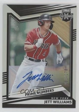 2022 Elite Extra Edition Prime Numbers A Signatures /178 Jett Williams #14 Auto