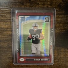 2024 Panini Donruss Optic Rated Rookie Prizm Brock Bowers Raiders #215