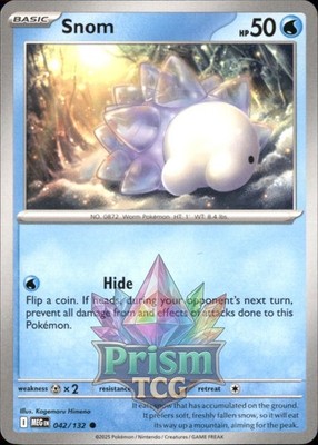 Snom 42/132 Common Mega Evolution Pokemon