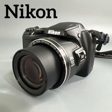 Nikon COOLPIX L810 fotocamera digitale nera non testata con piccoli segni...