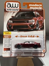 2021 Dodge Charger SRT Hellcat Redeye 1/64 Diecast Car by Autoworld R5 Series B