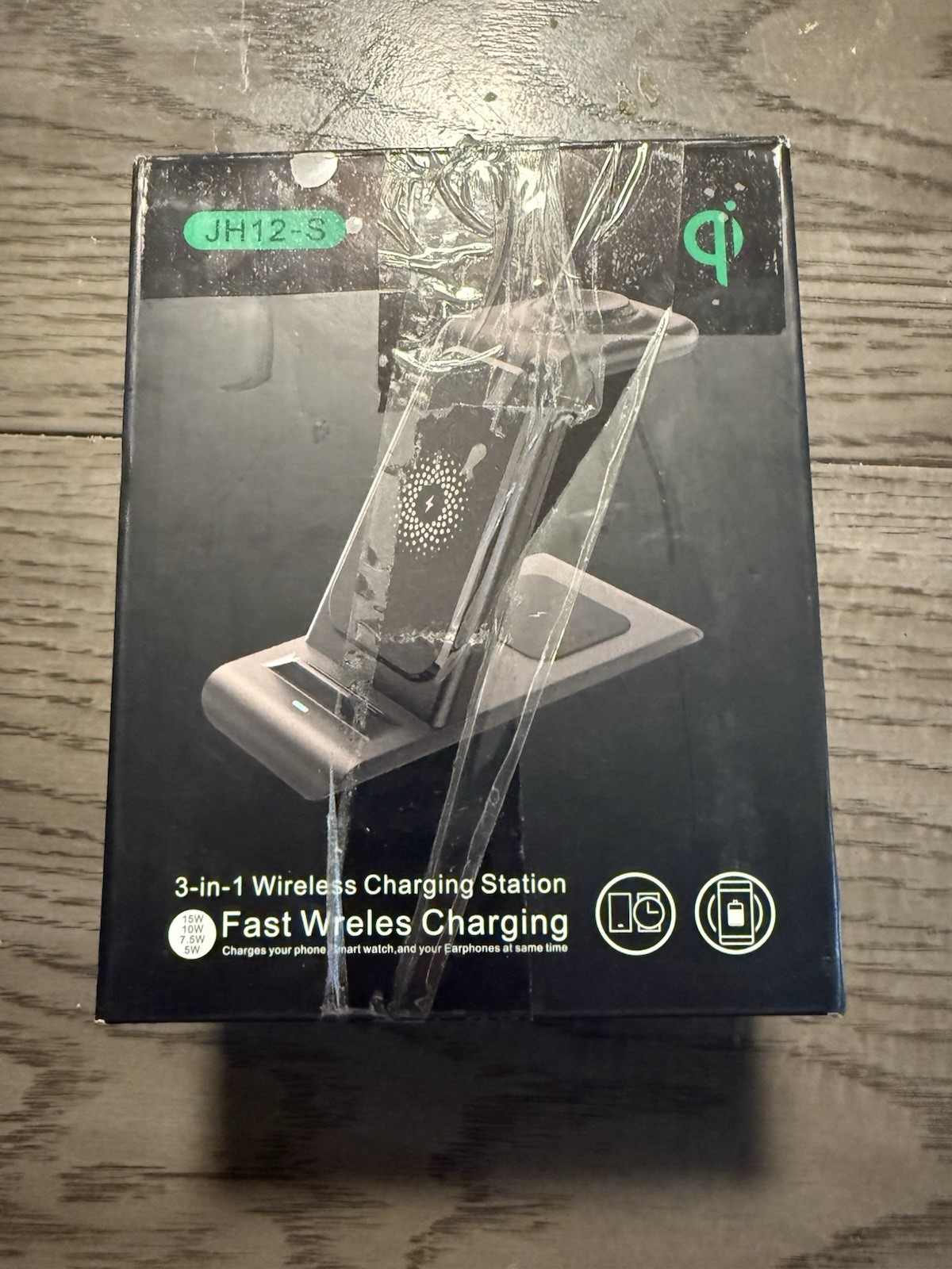 3in1 Wireless Charger Stand Charging Dock For Samsung S24 Note20 Galaxy Watch 7