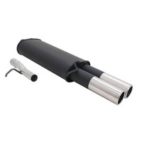 Novus Sportauspuff FüR Vw Passat 3B / 3BG 2X76Mm EndschalldäMpfer Mit Abe