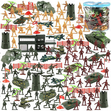 307 Piece Army Men Military Set, Military Battle Toy Set Play Figure Playsets fo