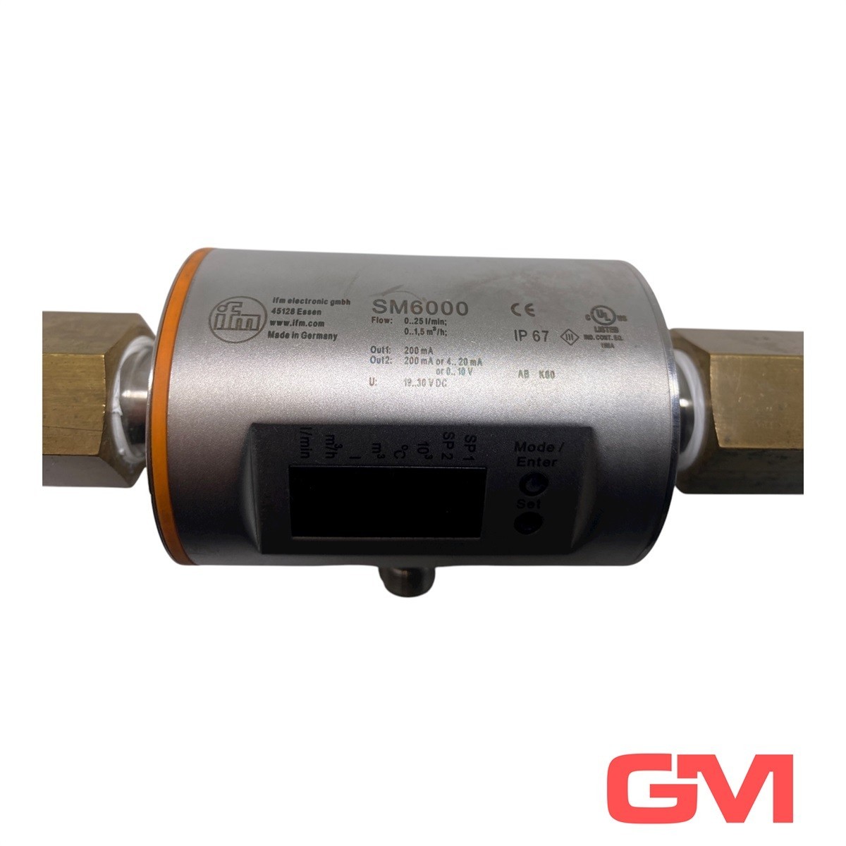 IFM Flow Sensor SM6000 SMR12GGXFRKG/US-100