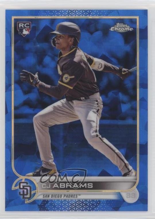2022 Topps Chrome Sapphire Edition CJ Abrams #280 7c5