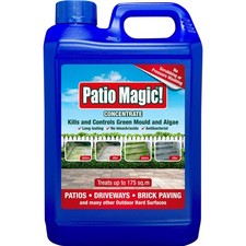 Patio Magic 2.5L Algae Moss Lichen Killer Concentrate Cleaner Driveway PathFence