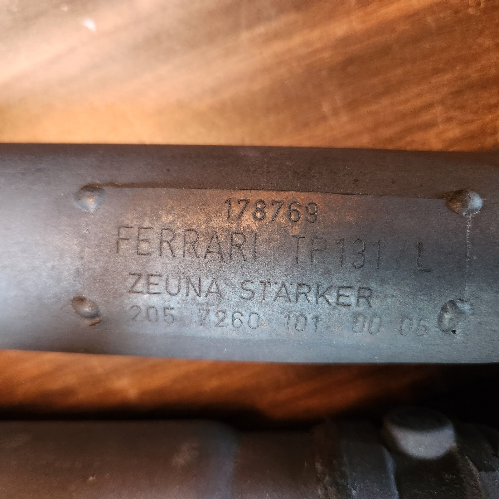 Ferrari 360 Left Exhaust tailpipe P/N 178769